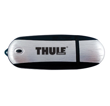 USB-minnepinne Oval