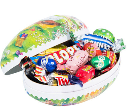 Påskeegg Innpakket godteri