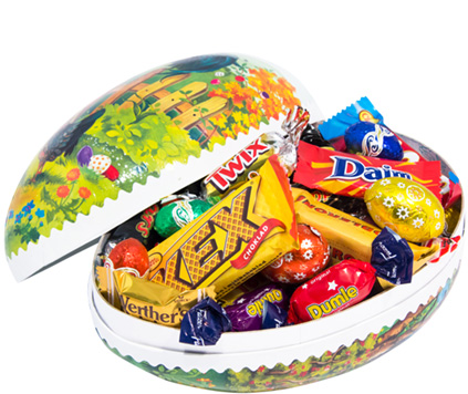 Påskeegg Innpakket godteri