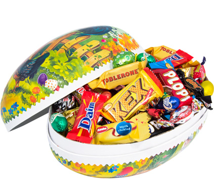 Påskeegg Innpakket godteri