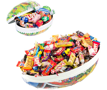 Påskeegg Innpakket godteri