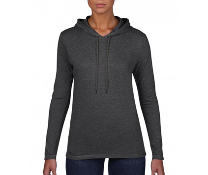 Anvil Sleeve Hooded Tee