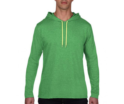 Anvil Sleeve Hooded Tee