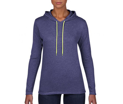Anvil Sleeve Hooded Tee