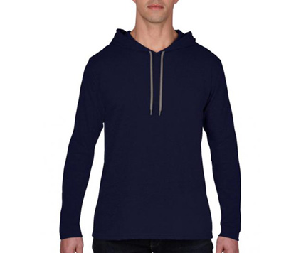 Anvil Sleeve Hooded Tee