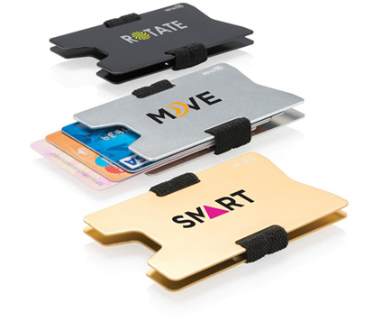 RFID-kortholder i aluminium