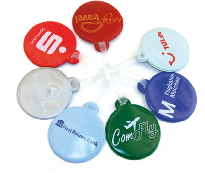 Bagasjelapp Round