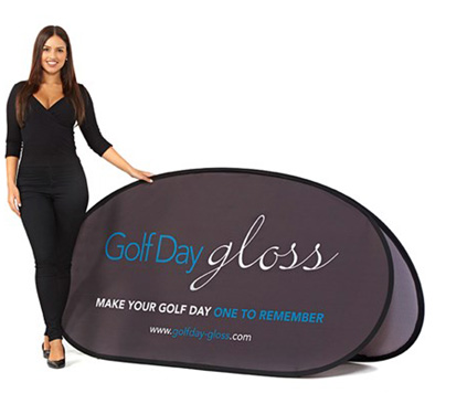 Popout-banner 200x100 cm