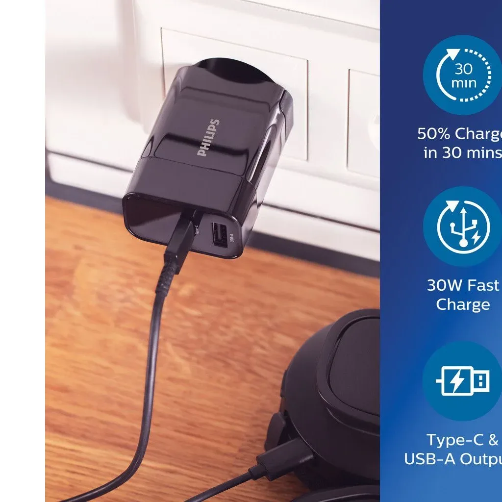 Philips ultrahurtig vegglader