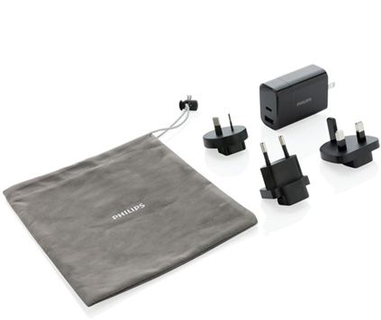 Philips ultrahurtig reiselader