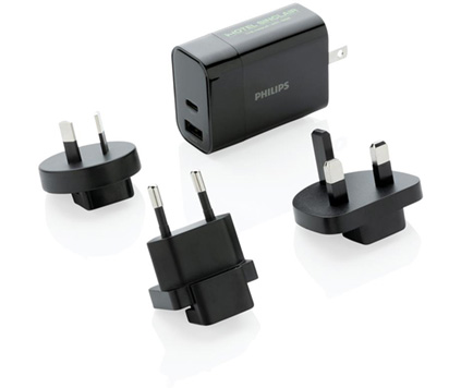 Philips ultrahurtig reiselader