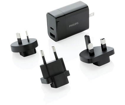 Philips ultrahurtig reiselader