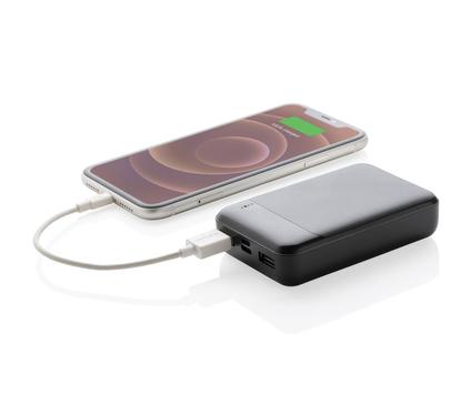 10 000 mAh powerbank i resirkulert plast