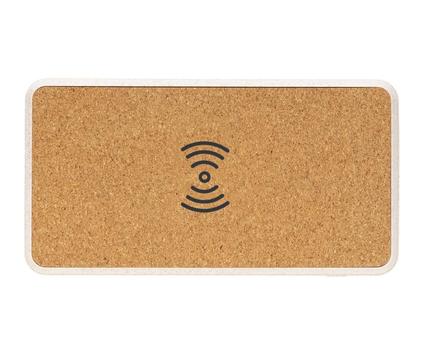 Kork & hvete 8000 mAh trådløs powerbank
