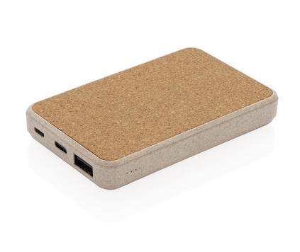 Kork & hvete 5000 mAh lommepowerbank