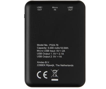 High Density 5000 mAh powerbank i lommeformat