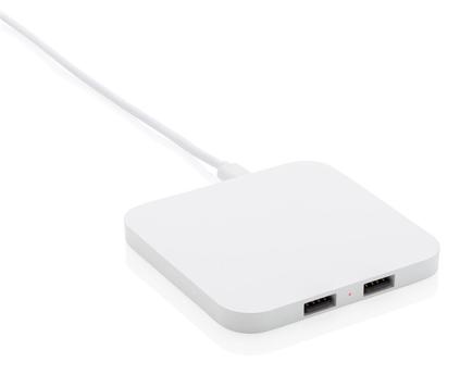 10 W trådløs lader med USB-porter