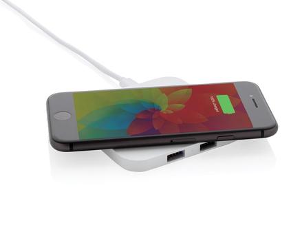 10 W trådløs lader med USB-porter