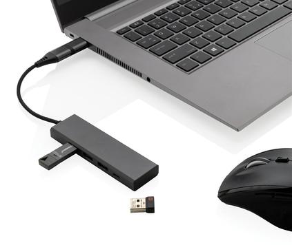 Hub med 3 USB-porter, resirkulert