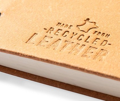 Skrivesett Recycled Leather