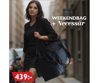 Weekendbag + Toalettveske