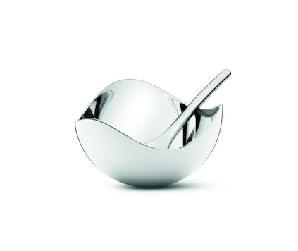 Bloom saltkar med skje - georg Jensen