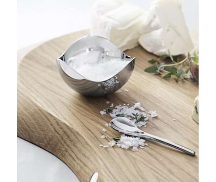 Bloom saltkar med skje - georg Jensen