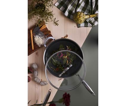 Traktørpanne nonstick med lokk fra Jernverket