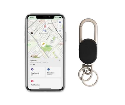 Keyfinder-nøkkelring, sporbar over hele verden og med USB C