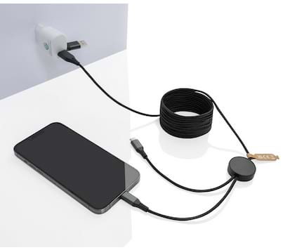 Terra RCS resirkulert PET-kabel på 3 meter 4-i-1