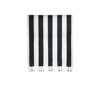 Hamamhåndkle i resirkulert materiale - blå stripe inkludert totebag