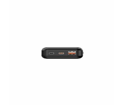 Powerbank 10 000 mAh med innebygde kabler