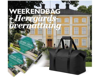 Weekendbag med herregårdsovernatting for to