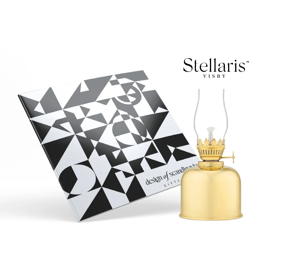 Design of Scandinavia Gavekort + Stellaris parafinlampe