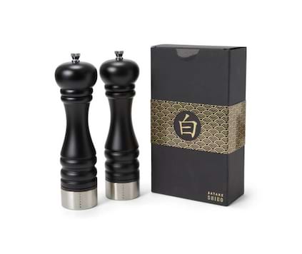 Shiro 2-pakning Krydderkvern Svart 25 cm
