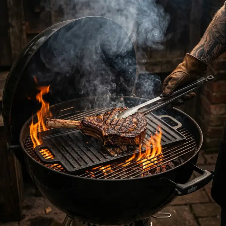 Vändbar Grillplatta/stekbord