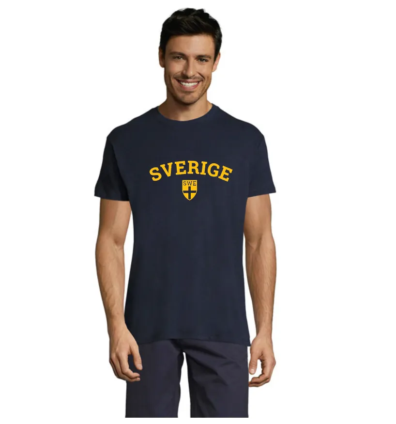 Sverige T-skjorte med logo