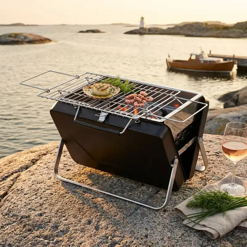 Nomad BBQ bærbar kullgrill