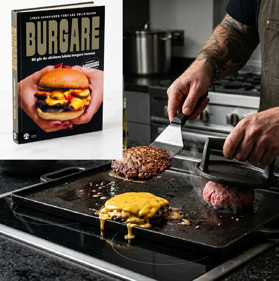 Smashburger-sett + Kokebok fra Burgerdudes