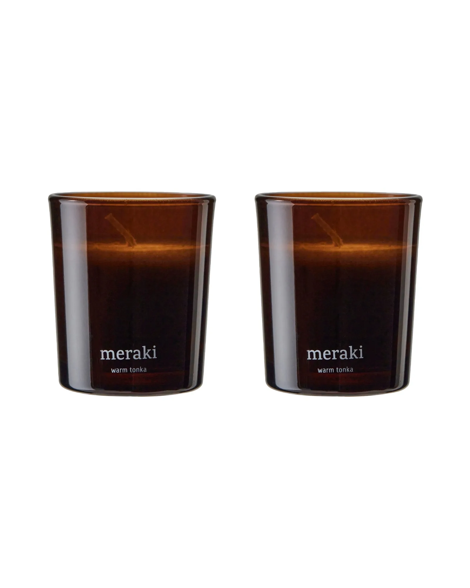 Meraki Duftlys Warm Tonka 2-pakning